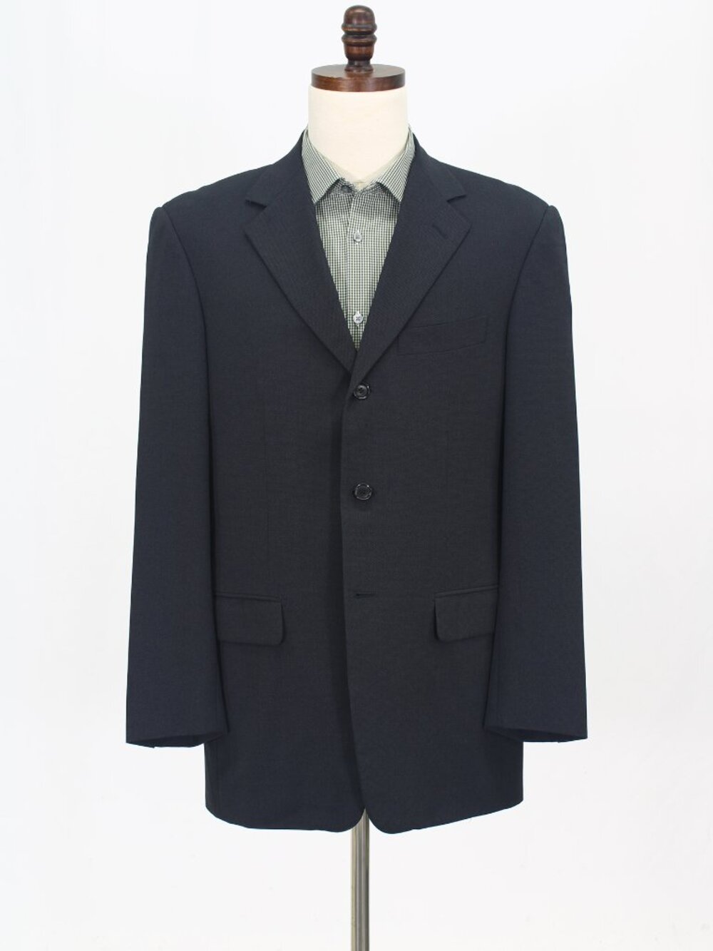 Pal Zileri 40R Navy Blazer Sport Coat Jacket 3-Button Solid M525